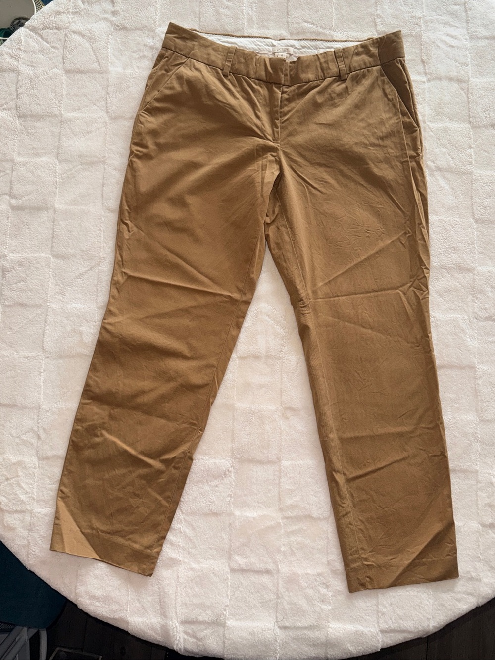 JCrew Classic Preppy Cafe Capri Khaki Pants - Cropped  - 6